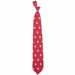 NC State Wolfpack Red All Over Logo Prep Tie(Nc State Wolfpack Red All Over Logo Prep Tie)