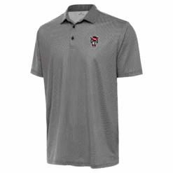 NC State Wolfpack Antigua Wolfhead Rings Polo(Nc State Wolfpack Antigua Wolfhead Rings Polo)