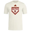 NC State Wolfpack Adidas Cream Gold Standard Homeplate Pregame Performance T-Shirt(Nc State Wolfpack Adidas Cream Gold Standard Homeplate Pregame Performance T Shirt)