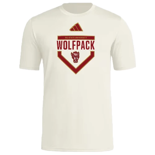 NC State Wolfpack Adidas Cream Gold Standard Homeplate Pregame Performance T-Shirt(Nc State Wolfpack Adidas Cream Gold Standard Homeplate Pregame Performance T Shirt) 1 NC State Wolfpack Adidas Cream Gold Standard Homeplate Pregame Performance T-Shirt(Nc State Wolfpack Adidas Cream Gold Standard Homeplate Pregame Performance T Shirt)