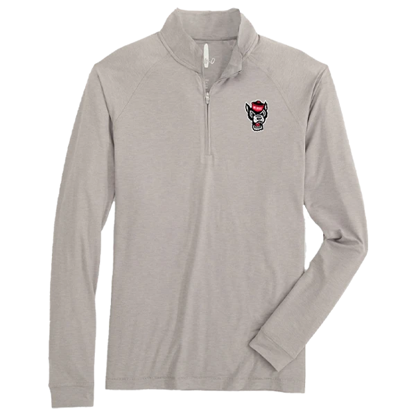 NC State Wolfpack Johnnie-O Grey Freeborne Wolfhead 1/4 Zip Pullover(Nc State Wolfpack Johnnie O Grey Freeborne Wolfhead 1 4 Zip Pullover) 1 NC State Wolfpack Johnnie-O Grey Freeborne Wolfhead 1/4 Zip Pullover(Nc State Wolfpack Johnnie O Grey Freeborne Wolfhead 1 4 Zip Pullover)