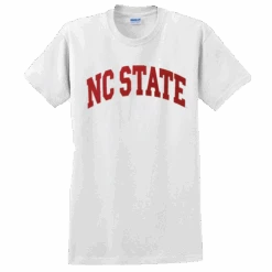 NC State Wolfpack White Arch T-Shirt(Nc State Wolfpack White Arch T Shirt)