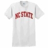 NC State Wolfpack Youth White Arch T-Shirt(Nc State Wolfpack White Arch Youth T Shirt)