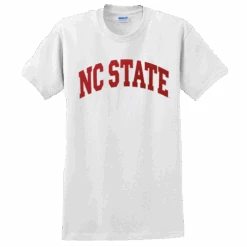 NC State Wolfpack Youth White Arch T-Shirt(Nc State Wolfpack White Arch Youth T Shirt)