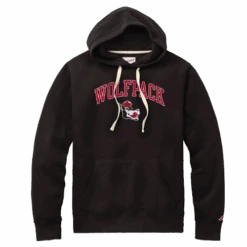NC State Wolfpack Black Slobbering Wolf Hooded Sweatshirt(Nc State Wolfpack Black Slobbering Wolf Hooded Sweatshirt)
