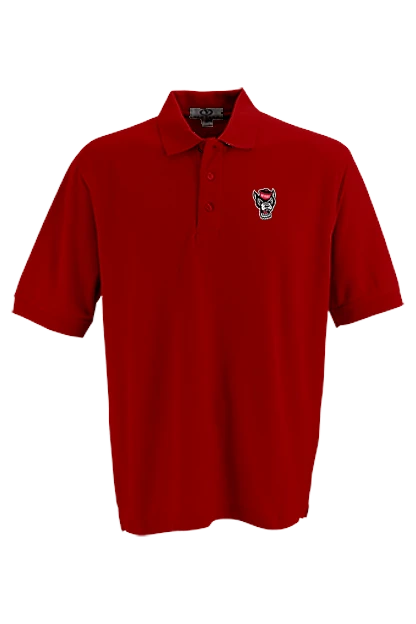 NC State Wolfpack Red Wolfhead Soft-Blend Pique Polo(Nc State Wolfpack Red Wolfhead Soft Blend Pique Polo) 1 NC State Wolfpack Red Wolfhead Soft-Blend Pique Polo(Nc State Wolfpack Red Wolfhead Soft Blend Pique Polo)