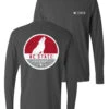 NC State Wolfpack Comfort Colors Charcoal Howling Wolf Circle L/S T-Shirt(Nc State Wolfpack Comfort Colors Charcoal Howling Wolf Circle L S T Shirt)