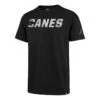 '47 BRAND Carolina Hurricanes Black Grit Two Peat Scrum T-shirt(Carolina Hurricanes Black Grit Two Peat Scrum T Shirt)