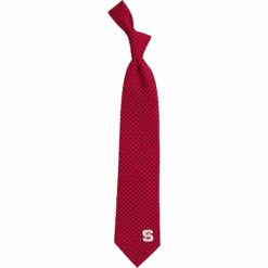 NC State Wolfpack Red And Black Diamante Tie(Nc State Wolfpack Red And Black Diamante Tie)