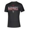 NC State Wolfpack Adidas Black Baseball "Leave It All On The Field" Creator T-Shirt(Nc State Wolfpack Adidas Black Baseball Leave It All On The Field Creator T Shirt)