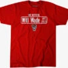 NC State Wolfpack Red Will Wade Avenue Street Sign T-Shirt(Nc State Wolfpack Red Will Wade Avenue Street Sign T Shirt)