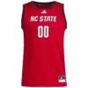 NC State Wolfpack Adidas #00 Red Swingman Basketball Jersey(Nc State Wolfpack Adidas 00 Red Swingman Basketball Jersey)