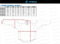 Icepack Camo Hockey Jersey(Icepack Camo Hockey Jersey) 5 Icepack Camo Hockey Jersey(Icepack Camo Hockey Jersey) -Red and White Shop Icepack hockey jersey size chart graph 1