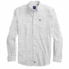 NC State Wolfpack Johnnie-O Grey And White Archie Oxford Long Sleeve Button Down(Nc State Wolfpack Johnnie O Grey And White Archie Oxford Long Sleeve Button Down)