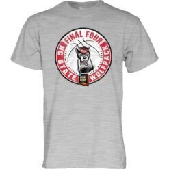 NC State Wolfpack 2024 Men's Basketball Final Four Sports Grey T-Shirt(Nc State Wolfpack 2024 Mens Basketball Final Four Sports Grey T Shirt)