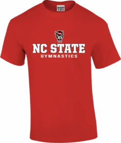 NC State Wolfpack TRT Wolfhead Gymnastics T-Shirt(Nc State Wolfpack Trt Wolfhead Gymnastics T Shirt)