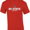 NC State Wolfpack Red Wolfhead Softball T-Shirt(Nc State Wolfpack Red Wolfhead Softball T Shirt 1)