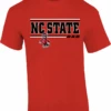 NC State Wolfpack Red Strutting Wolf Dad T-Shirt(Nc State Wolfpack Trt Red Strutting Wolf Dad T Shirt)