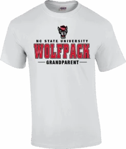NC State Wolfpack Grandparent Short Sleeve White T-shirt(Nc State Wolfpack Grandparent Short Sleeve White T Shirt)