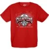 NC State Wolfpack ACC Basketball 2024 Champions Red Youth T-Shirt(Nc State Wolfpack Acc Basketball 2024 Champions Red Youth T Shirt)