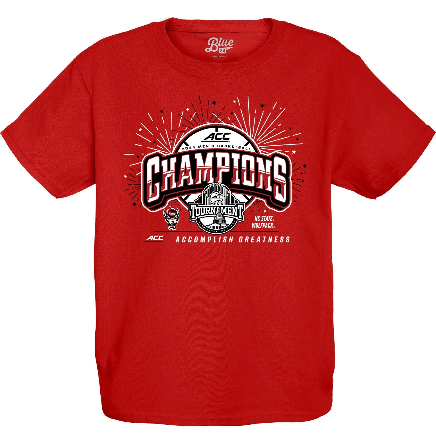 NC State Wolfpack ACC Basketball 2024 Champions Red Youth T-Shirt(Nc State Wolfpack Acc Basketball 2024 Champions Red Youth T Shirt) 1 NC State Wolfpack ACC Basketball 2024 Champions Red Youth T-Shirt(Nc State Wolfpack Acc Basketball 2024 Champions Red Youth T Shirt)