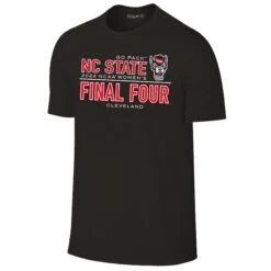 NC State Wolfpack 2024 Youth Women's Basketball Final Four Black T-Shirt(Nc State Wolfpack 2024 Youth Womens Basketball Final Four Black T Shirt)