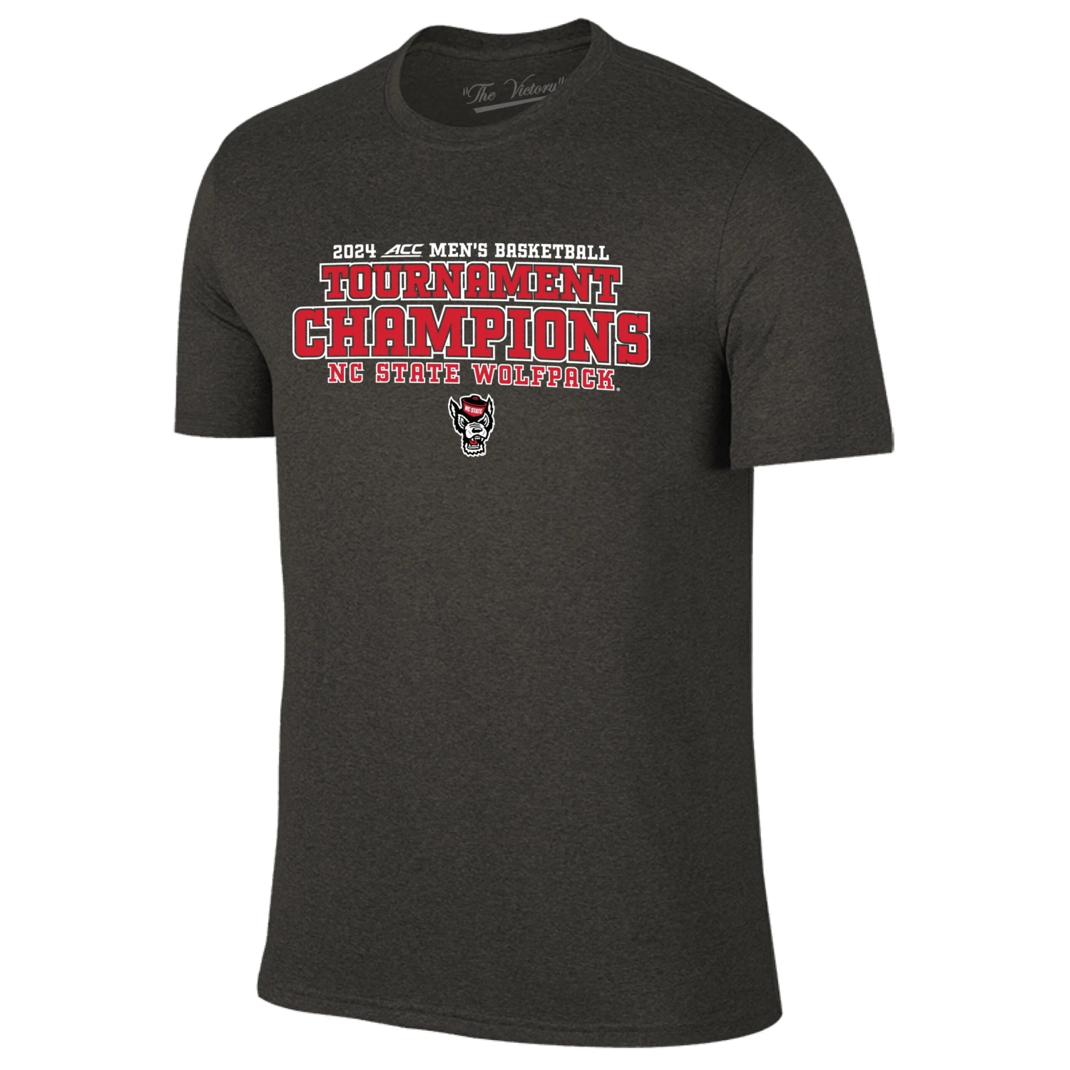 NC State Wolfpack Heathered Black 2024 ACC Men's Basketball Tournament Champions Bracket T-Shirt(Nc State Wolfpack Heathered Black 2024 Acc Mens Basketball Tournament Champions Bracket T Shirt) 3 NC State Wolfpack Heathered Black 2024 ACC Men's Basketball Tournament Champions Bracket T-Shirt(Nc State Wolfpack Heathered Black 2024 Acc Mens Basketball Tournament Champions Bracket T Shirt) - Image 3