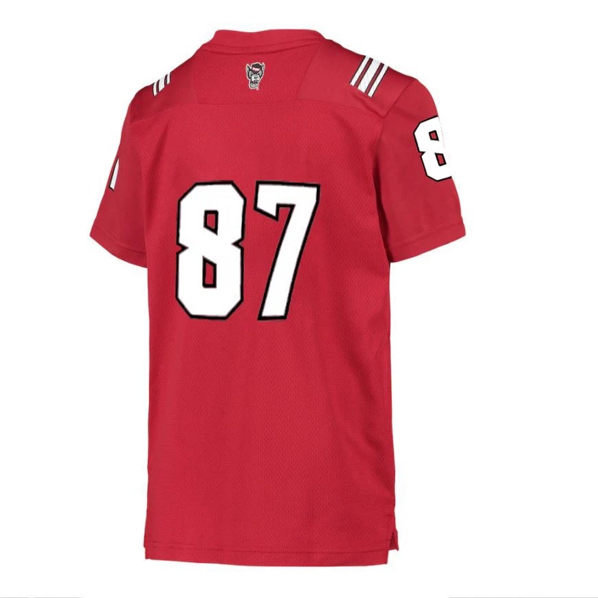 NC State Wolfpack Adidas 2022 Toddler Red #87 Football Jersey(Nc State Wolfpack Adidas 2022 Toddler Red 87 Football Jersey) 2 NC State Wolfpack Adidas 2022 Toddler Red #87 Football Jersey(Nc State Wolfpack Adidas 2022 Toddler Red 87 Football Jersey) - Image 2