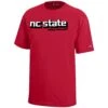NC State Wolfpack Champion Youth Red Blocked Over Wolfpack T-Shirt(Nc State Wolfpack Champion Youth Red Blocked Over Wolfpack T Shirt)