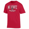NC State Wolfpack Champion Red Arched Wolfpack Est. 1887 Over Wolfhead T-Shirt(Nc State Wolfpack Champion Red Arched Wolfpack Est 1887 Over Wolfhead T Shirt)
