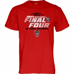 NC State Wolfpack Blue84 2024 Men's Basketball Final Four Red T-Shirt(Nc State Wolfpack Blue84 2024 Mens Basketball Final Four Red T Shirt)