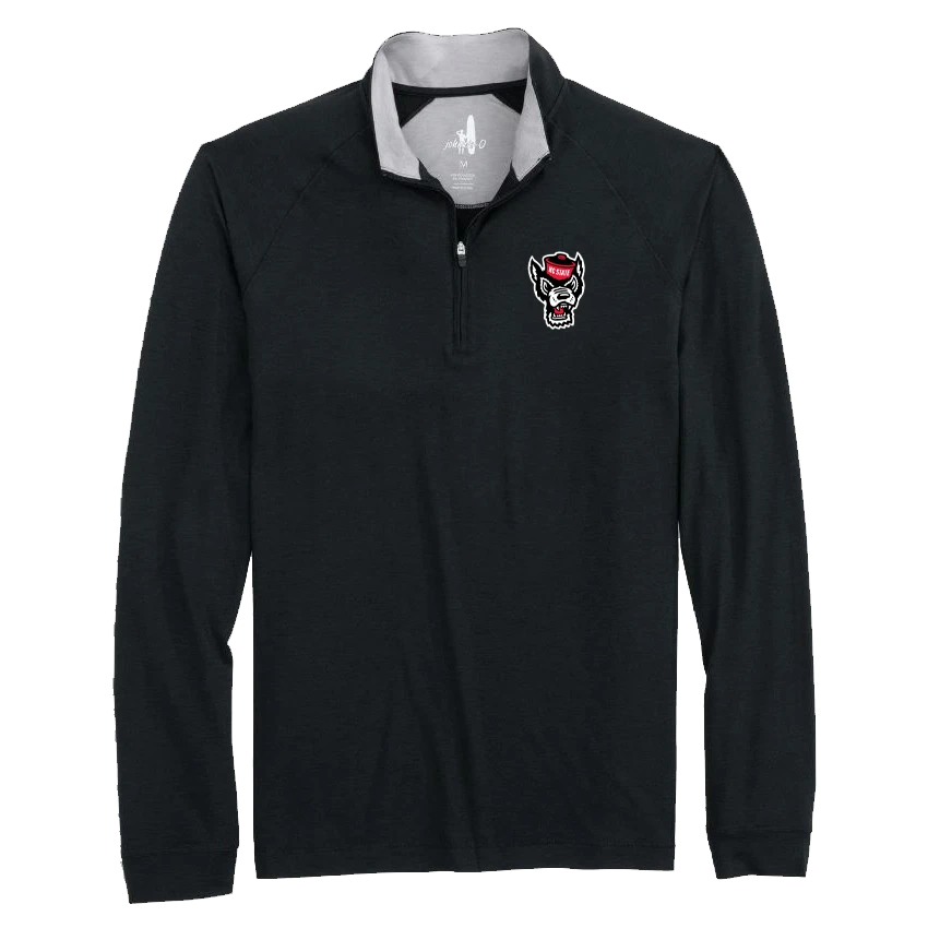 NC State Wolfpack Johnnie-O Black Freeborne Wolfhead 1/4 Zip Pullover(Nc State Wolfpack Johnnie O Black Freeborne Wolfhead 1 4 Zip Pullover) 1 NC State Wolfpack Johnnie-O Black Freeborne Wolfhead 1/4 Zip Pullover(Nc State Wolfpack Johnnie O Black Freeborne Wolfhead 1 4 Zip Pullover)