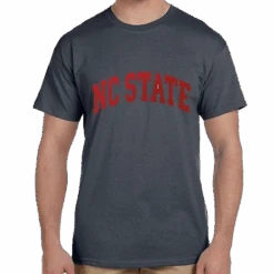 NC State Wolfpack Charcoal Arch T-shirt(Nc State Wolfpack Charcoal Arch T Shirt)