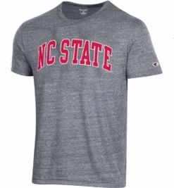 NC State Wolfpack Champion Gunsmoke Arch Triumph Triblend Short Sleeve T-Shirt(Nc State Wolfpack Champion Gunsmoke Arch Triumph Triblend Short Sleeve T Shirt)