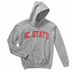 NC State Wolfpack Grey Arch NC State Hooded Sweatshirt(Nc State Wolfpack Grey Arch Nc State Hooded Sweatshirt)