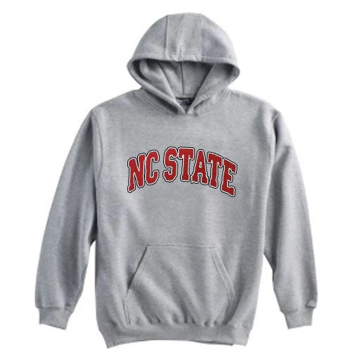 NC State Wolfpack Youth Grey Arch NC State Hooded Sweatshirt(Nc State Wolfpack Red 2022 Dukes Mayo Bowl Helmet Long Sleeve T Shirt) 1 NC State Wolfpack Youth Grey Arch NC State Hooded Sweatshirt(Nc State Wolfpack Red 2022 Dukes Mayo Bowl Helmet Long Sleeve T Shirt)