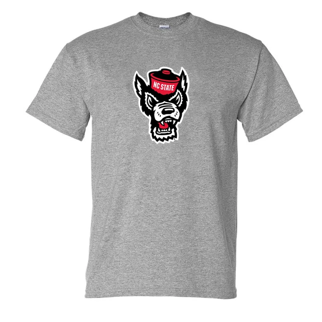 NC State Wolfpack Sports Grey Wolfhead T-Shirt(Nc State Wolfpack Grey Wolfhead T Shirt) 1 NC State Wolfpack Sports Grey Wolfhead T-Shirt(Nc State Wolfpack Grey Wolfhead T Shirt)
