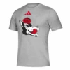 NC State Wolfpack Adidas Grey Slobbering Wolf Creator T-Shirt(Nc State Wolfpack Adidas Grey Slobbering Wolf Creator T Shirt)