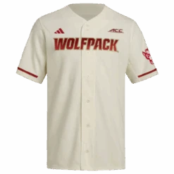 NC State Wolfpack Adidas 2025 Cream Baseball Jersey(Nc State Wolfpack Adidas 2025 Cream Baseball Jersey)