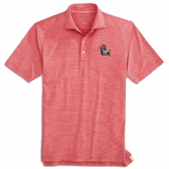 NC State Wolfpack Johnnie-O Youth Red And White Striped Slobbering Wolf Lyndon Polo(Nc State Wolfpack Johnnie O Youth Red And White Striped Slobbering Wolf Lyndon Polo)