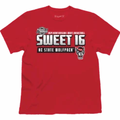NC State Wolfpack 2024 Men's Basketball Sweet Sixteen T-Shirt(Nc State Wolfpack 2024 Mens Basketball Sweet Sixteen T Shirt)