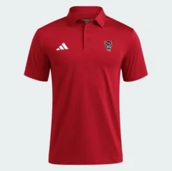 NC State Wolfpack Adidas 2025 Red Wolfhead Ultimate365 Polo(Nc State Wolfpack Adidas 2025 Red Wolfhead Ultimate365 Polo)