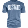 NC State Wolfpack Shadow Blue Arched NC State T-Shirt(Nc State Wolfpack Shadow Blue Arched Nc State T Shirt)