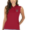 Antigua NC State Wolfpack Women's Red Sleeveless Tribute Polo Shirt(Nc State Wolfpack Womens Red Sleeveless Tribute Polo Shirt)