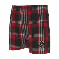 NC State Wolfpack Men's Red And Black Wolfhead Region Boxers(Nc State Wolfpack Mens Red And Black Wolfhead Region Boxers)