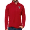 Antigua NC State Wolfpack Men's Red Wolfhead Tribute 1/4 Zip Pullover(Nc State Wolfpack Mens Red Wolfhead Tribute 1 4 Zip Pullover)