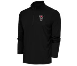 Antigua NC State Wolfpack Men's Black Wolfhead Tribute 1/4 Zip Pullover(Nc State Wolfpack Mens Black Wolfhead Tribute 1 4 Zip Pullover)