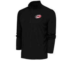 Carolina Hurricanes Antigua Black Tribute 1/4 Zip Pullover(Carolina Hurricanes Antigua Black Tribute 1 4 Zip Pullover)