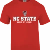 NC State Wolfpack Youth Red Wolfhead Wrestling T-Shirt(Nc State Wolfpack Trt Youth Red Wolfhead Wrestling T Shirt)