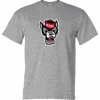 NC State Wolfpack Youth Sports Grey Wolfhead T-Shirt(Nc State Wolfpack Youth Grey Wolfhead T Shirt)